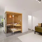 شقة Forest Retreat Nahe Koeln - Private Sauna & Hot Tub & Wallbox *
